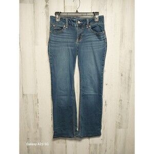 Wrangler Bootcut Jeans Size 3/4 X 30 Hemmed Measures 28x27